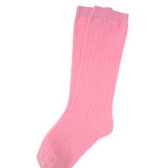 Gymboree Ribbed Knee High Socks Light Pink Casual Everyday Socks Soft & Stylish - Picture 1 of 1